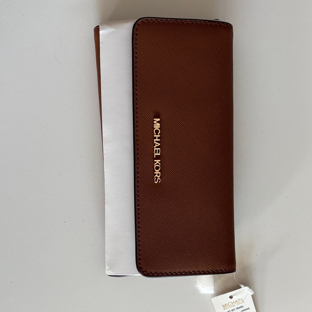 Michael Kors Tan Leather Wallet